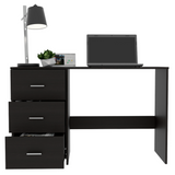 Three-Drawer Writing Desk With Compact Design and Ample Storage
