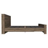 Tuhome Galanto Full Size Bed Base with Integrated Headboard, Sturdy Frame Support, Modern Bedroom Furniture Upgrade for Comfortable Rest and Enhanced Room Organization, Durable Construction for Long-Term Use