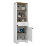 St. Clair Linen Cabinet, Two Interior Shelves, Two Open Shelves, Single Door