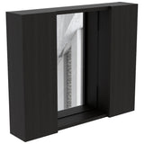 Tuhome Artemisa Medicine Cabinet with Integrated Mirror, Six Interior Storage Shelves, Secure Double-Door Design, Space-Saving Wall Cabinet for Organized Bathrooms and Daily Essentials.