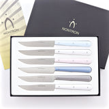 Nontron Steak Knives Acrylic Clouds