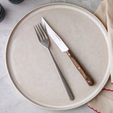 Nontron Steak Knives & Flatware Sets Burled Walnut