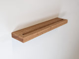 Vinyl Record Floating Shelf in Mahogany