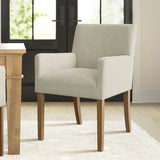 North Modern Linen Upholstered Armchair (Set of 2)