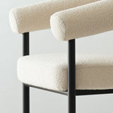 New York Modern Boucle Upholstered Dining Chair (Set of 4)