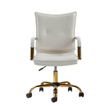 Michele Vegan Leather Task Accent Chair
