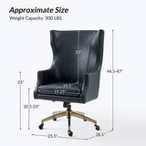 Elodio Chairs in Office with Genuine Leather