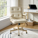 Denise Upholstered Swivel Office Chair