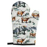 Ranch Life Oven Mitt, Set of 5, 2 MOQ