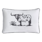 Ranch Life Steer Indoor/Outdoor Pillow, 2 MOQ