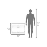 Opalo Wall-Mounted Floating Bathroom Cabinet Modern Design Featuring Ample Concealed Storage Space and Two Smooth Pull-Out Utility Drawers for Optimal Organization and Enhanced Utility
