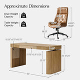Baggio 5-Piece Modern Adjustable Office Sets