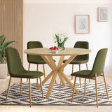 Oliver & Oslo 39" Round Dining Table Set for 4 (5-Piece)