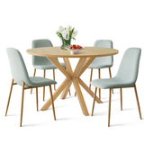 Oliver & Oslo 39" Round Dining Table Set for 4 (5-Piece)