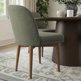 Orchid & Athena 52" Round Solid Oak Dining Table Set for 4 (5-Piece)