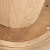 Orchid 60" Oak Round Pedestal Dining Table