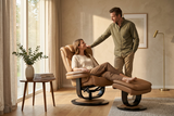 Oslo Euro Recliner w/ Ottoman
