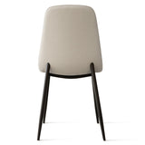 Oslo Modern Chenille Dining Chair with Metal Legs (Set of 4)