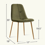 Oslo Modern Upholstered Dining Chair (Set of 8)