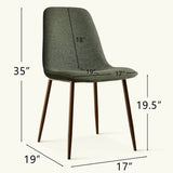 Oslo Modern Upholstered Dining Chair (Set of 4)