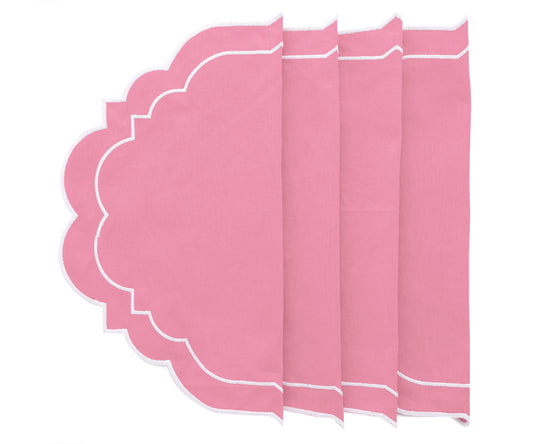 Pink Oval Placemats