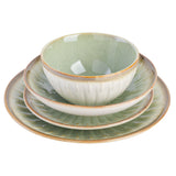 Gibson Elite Mayfair Bay 16-Piece Embossed Double Bowl Reactive Dinnerware Set