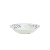 Martha Stewart Plates and Bowls Set, 16 Piece Dinnerware Set for 4, Blue/white