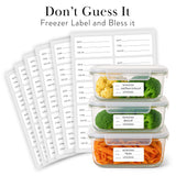 Meal Prep and Freezer Food Labels