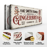 Family Gingerbread Bakery Christmas Sign