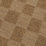 Kuval Checkered Brown Outdoor Rug