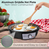 Electric Crepe Maker / Griddle, Hot Plate Cooktop