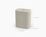 2-piece Ecru Tota Trio 90L & Hold-All Laundry Basket Set