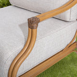 Arcadia Patio Sofa and 2 Swivel Chairs with Coffee Table