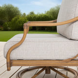 Arcadia 2 Piece Swivel Lounge Chair and End Table