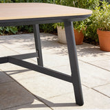 Asheville 7 Pieces Patio Rectangular Dining Table Set