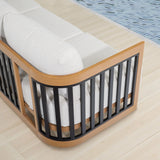 Sereno Outdoor Sofa and 2 Chairs with Rectangular Coffee Table