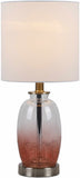 Pertek White Glass Table Lamp - Clearance