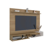 Desa 65" TV Stand with 5 Open Shelves, Modern Media Console for Living Room Entertainment Storage