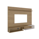 Desa 65" TV Stand with 5 Open Shelves, Modern Media Console for Living Room Entertainment Storage