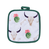 Skull/Cactus Pot Holder, Set of 10