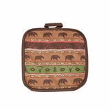 Aztec Multi Animal Printed Pot Holder, Set of 10