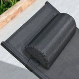 PURPLE LEAF Replacement Textilene Headrest Pillow for Chaise Lounge