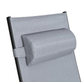PURPLE LEAF Replacement Textilene Headrest Pillow for Chaise Lounge