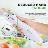 Electric Kitchen Knife With Wooden Storage Tray