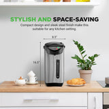 5 Liter Electric Water Boiler & Warmer - Digital Hot Pot Water Kettle, With 5 Temperature Settings And Safety Lock