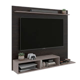 Munt 70" TV Stand with 5 Open Shelves, Modern Media Console for Living Room Entertainment Storage