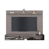 Desa 65" TV Stand with 5 Open Shelves, Modern Media Console for Living Room Entertainment Storage