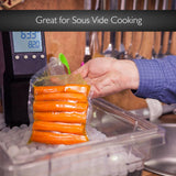 Vacuum Sealer Bags - Universal Air Vac Sealing Bags (2 Rolls, 20’ Ft. Total Length)