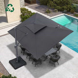 PURPLE LEAF Eco-friendly Fade Resistant Patio Umbrella High Quality Cantilever Umbrella