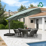 PURPLE LEAF Eco-friendly Fade Resistant Patio Umbrella High Quality Cantilever Umbrella